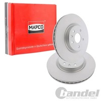2X Mapco Bremsscheiben 337Mm BelÜFtet Vorne Passend FüR Opel Insignia Saab 9-5 |