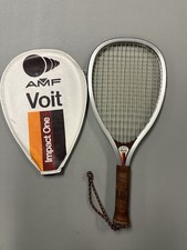 VINTAGE AMF VOIT IMPACT ONE RACQUETBALL RACQUET RACKET WITH COVER EUC
