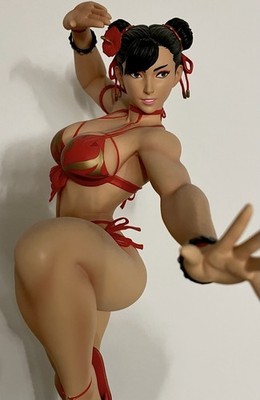 CHUN-LI: PLAYER 2 Statue 1:4 by PCS extremely RARE 