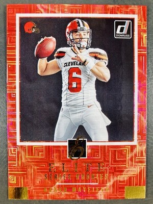 2018 Donruss Baker Mayfield Elite Series Rookies Rookie RC #ESR-3 Browns   