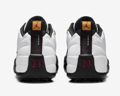 シューズ NIKE - 26.5   Nike AIR JORDAN 12 LOW Golf TAXI Nike Air Jordan XII 12 G Golf Taxi White Black Gold DH4120