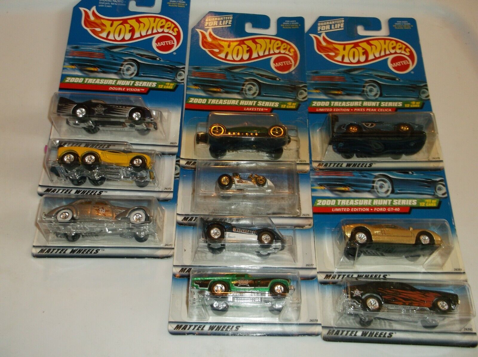 HOT WHEELS 2000 TREASURE HUNT LOT HOT WHEELS 2000 TREASURE HUNT LOT