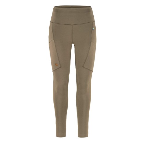 Fjallraven Womens Abisko Tights Suede Brown - Picture 3 of 6