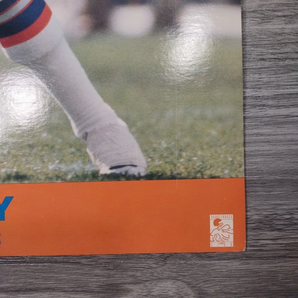 Póster John Elway #7 Denver Broncos Team NFL 20x16 cartón stock años 90 de colección Foto 4 de 4