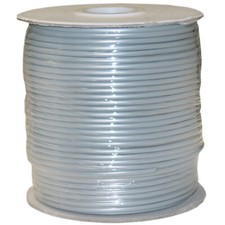 1000ft Bulk Phone Cord Silver Satin 28/4 28AWG 4 Conductor Spool 8604-1000F-28