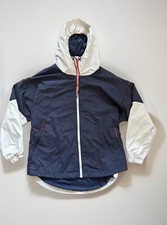 Columbia Windbreaker Jacket Women s Size Small Rain Running Hoodie Zip Up Blue