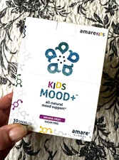 Amare Global Kids Mood+ Natural Sugar Free Mood Support 30 Sticks, NEW!!