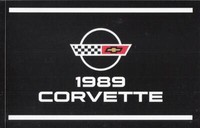 1989 Corvette Bedienungsanleitung Neu Chevy Besitzer Benutzeranleitung Handbuch