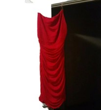 red cocktail dress