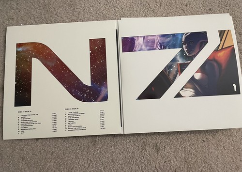 Mass Effect Trilogy Vinyl Collection 4 LP Boxset Clear Variant - Picture 2 of 3