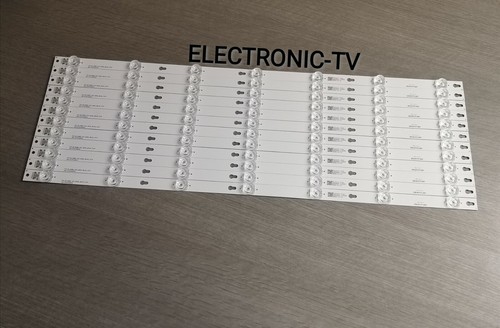 12 Barrettes LED Pour Rétroéclairage TV TCL U65P6066 - Neuves, Compatibles Thomson