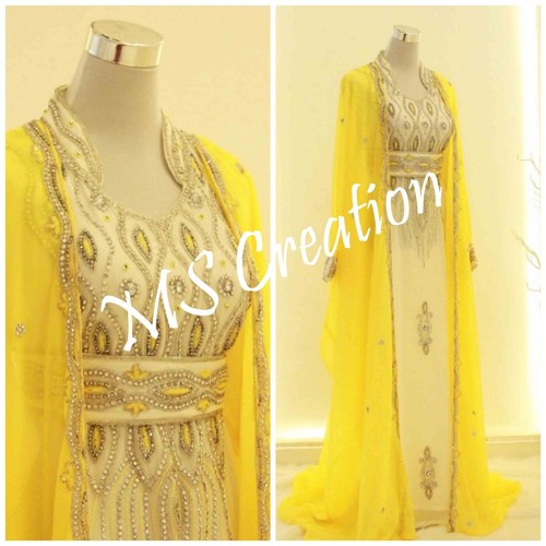 Sale Moroccan Dubai Elegant Embroidered Caftans Perfect for Any Occasion BY MS - Picture 2 of 5