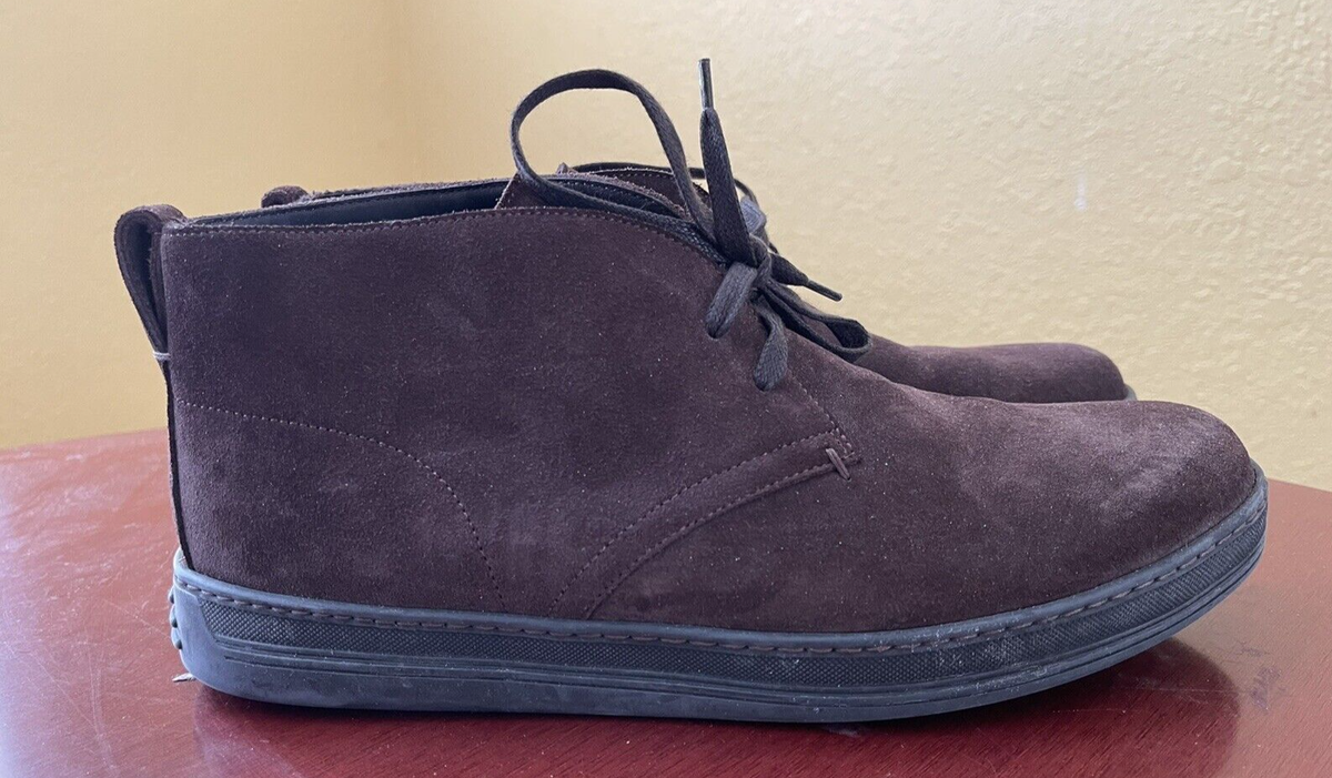 Tom Ford Brown Chukka Boots with Suede Material and Lace-Up Closure TOM FORD - Suede Chukka Boots - Brown TOM FORD main image 2