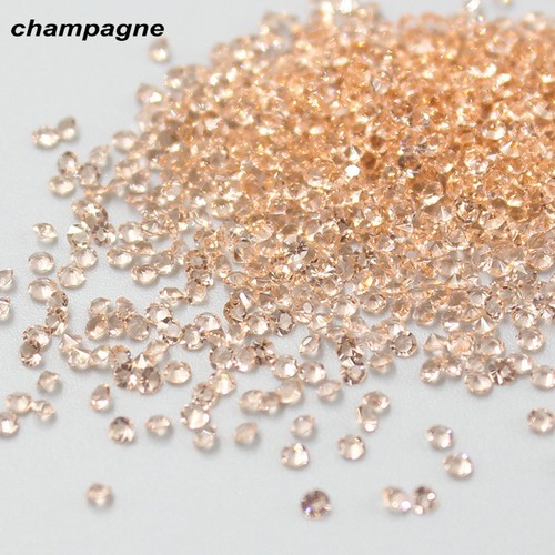 1.2mm Crystal Pixie Nail art Micro Zircon Mini Rhinestone 3D Tips DIY Decoration - Picture 15 of 20