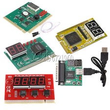 2/4 Digit 3 in1 PCI PCI-E PC Analyzer Analysis Diagnostic USB Card POST Card