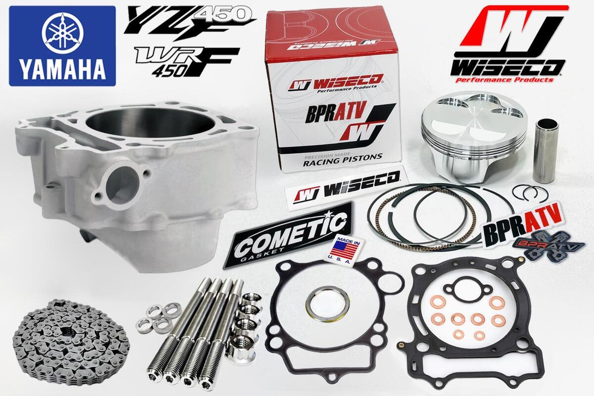 Yamaha YZ450F Top End Rebuild Kit Stock Bore Cylinder Wiseco Yamaha YZ450F Top End Rebuild Kit Stock Bore Cylinder Wiseco