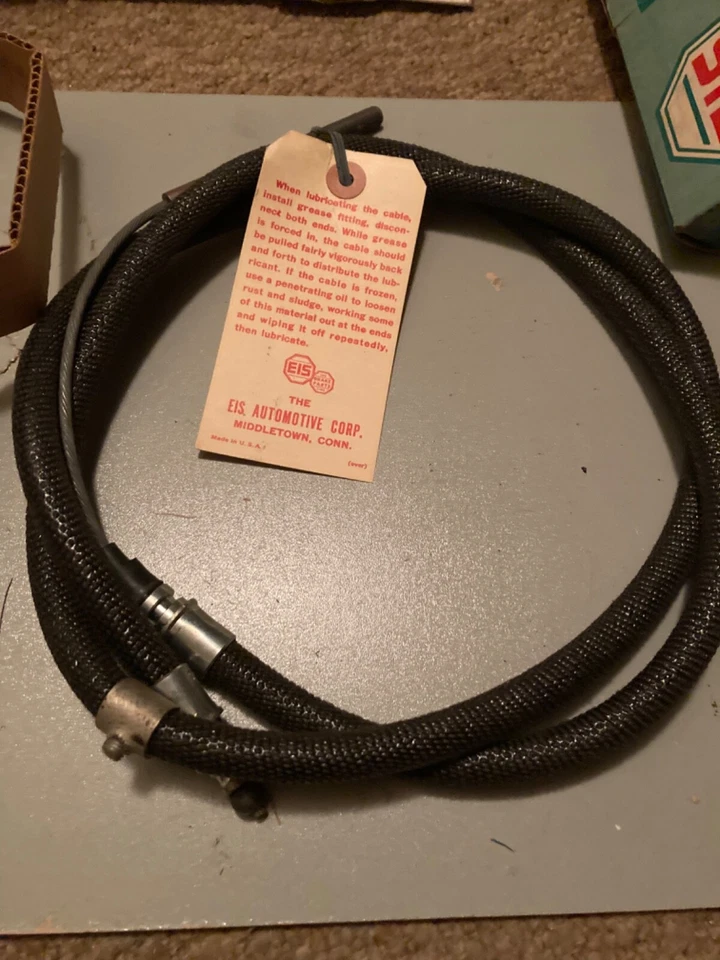 Cable de freno de estacionamiento de emergencia Thunderbird 1962 1963 NOS. Hecho en EE. UU. Ford T-Bird Foto 2 de 4