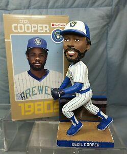 2010 Milwaukee Brewers Cecil Cooper Bobblehead Bobble Head SGA New