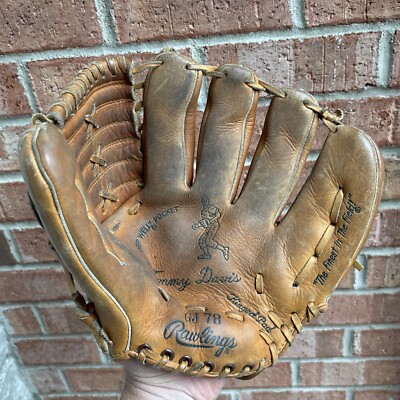 Vintage Rawlings Baseball Glove Tommy Davis 1960's Rare Japan