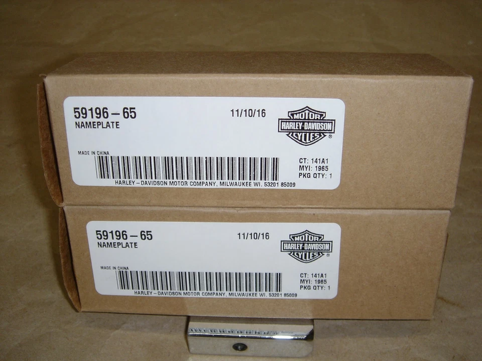 Harley Davidson OEM Front FL PAR de Fender Trim Electro Glide 59196-65 Frete Grátis - Imagem 3 de 4