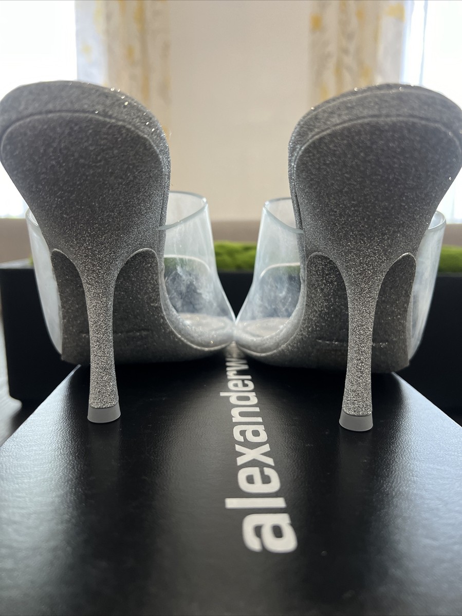 Alexander Wang ☆シルバー Nudie 105 ヒールサンダル Alexander Wang Silver Nudie 105 Heeled Sandals Alexander Wang
