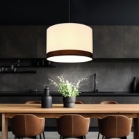 HäNgeleuchte Pendelleuchte Esstischlampe 1X E27 Schwarz Weiß Wohnzimmerlampe