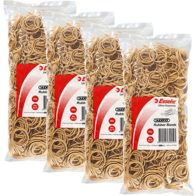 NEW 4x Bags Esselte Superior Rubber Bands Size No.14 500G Pack 4 BULK