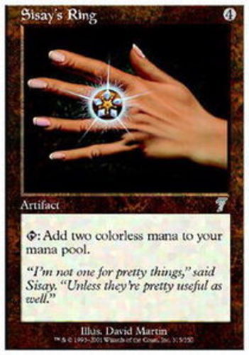 MTG - Sisay's Ring - 7th Edition - NM, English Magic FLAT RATE SHIP