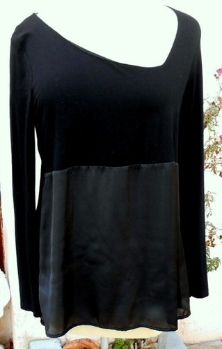 Tunique Robe LMV Modèle *WATSON* - Tailles 38-40 - Noir - Occasion Très Bon état - Coton Mélangé