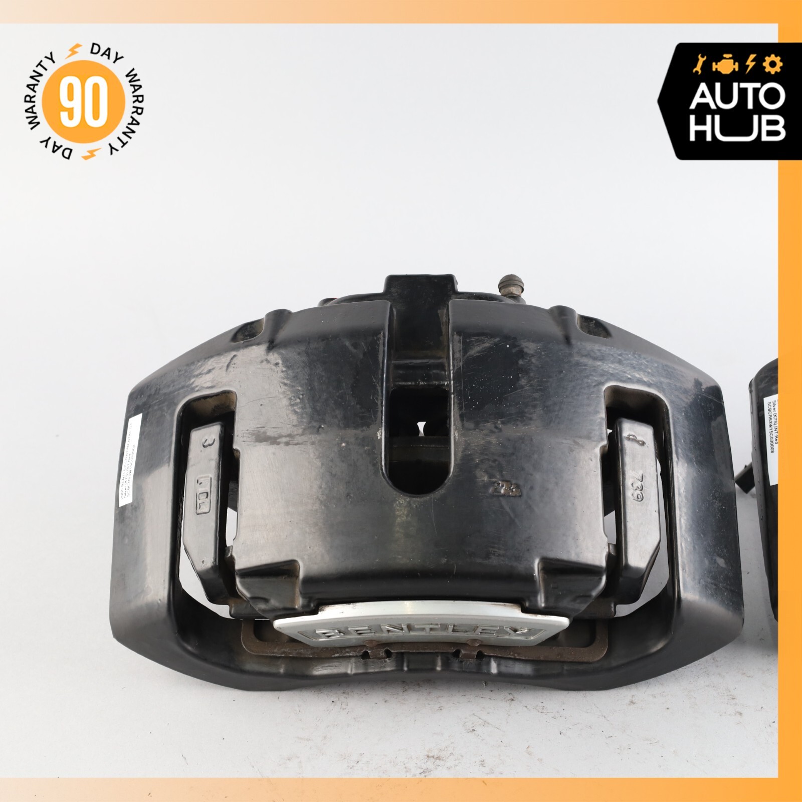 03-13 Bentley Continental GT GTC Front Brake Calipers Left & Right Set OEM