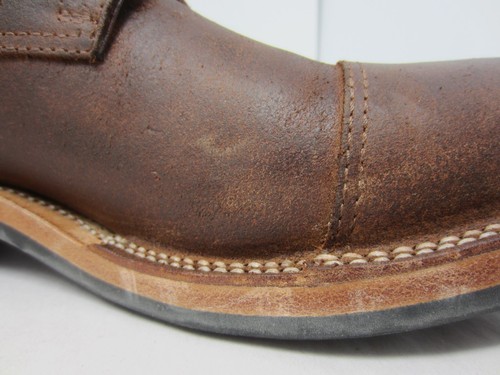 Bordon Tukano V2 Cap Toe Boots Medium Brown Handmade Leather Boot Men's 10.5 44E - Picture 13 of 19