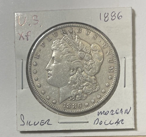 1886 $1 Morgan Silver Dollar - XF
