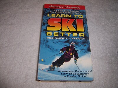 Warren Miller's Learn To Ski Better Beginner to Expert VHS Video