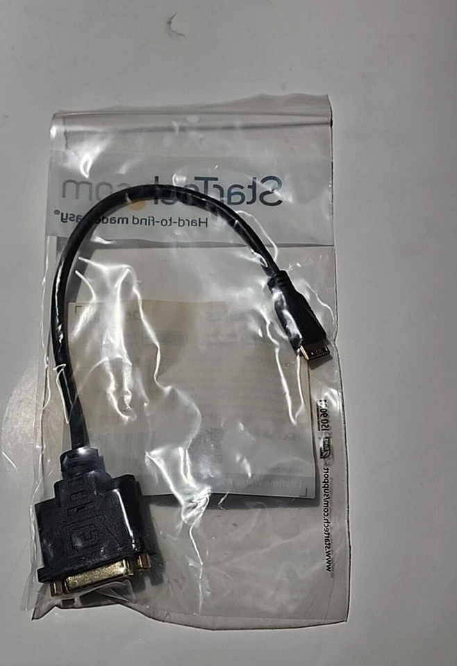 10x StarTech 8in Mini HDMI to DVI-D Video Adapter - M/F HDCDVIMF8IN (Pack Of 10) - Image 3 of 4