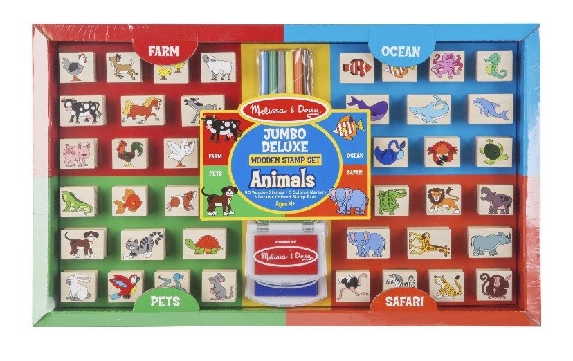 Melissa and doug deluxe stamp best sale set