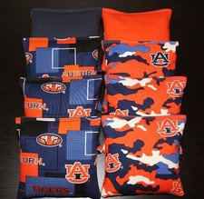 AUBURN TIGERS AU Cornhole Bean Bags ALL WEATHER Plastic Resin Filled Waterproof 
