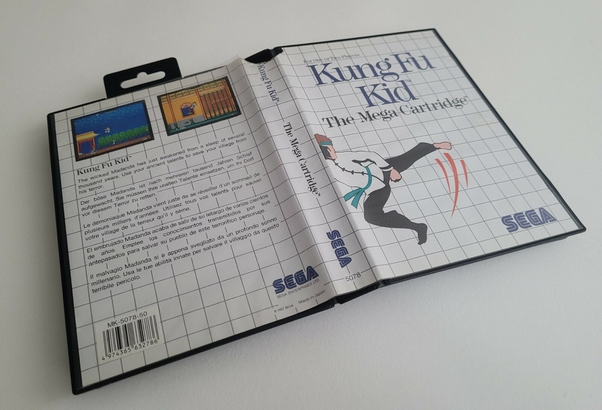 Jeu SEGA Master System - Kung Fu Kid - Cartouche Seule, PAL, Bon état