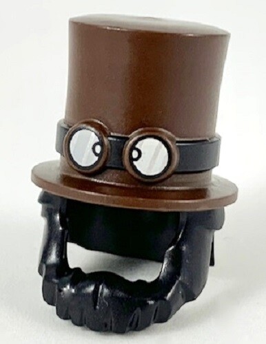 Dark Brown Minifig Top Hat Band 