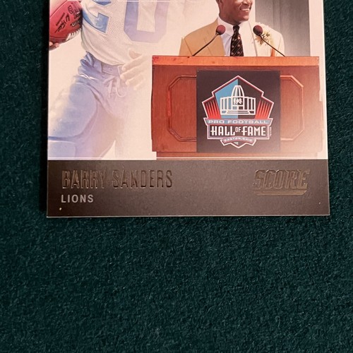 2022 Panini Score Football First Ballot HOF # FB-BS Barry Sanders - Picture 3 of 6