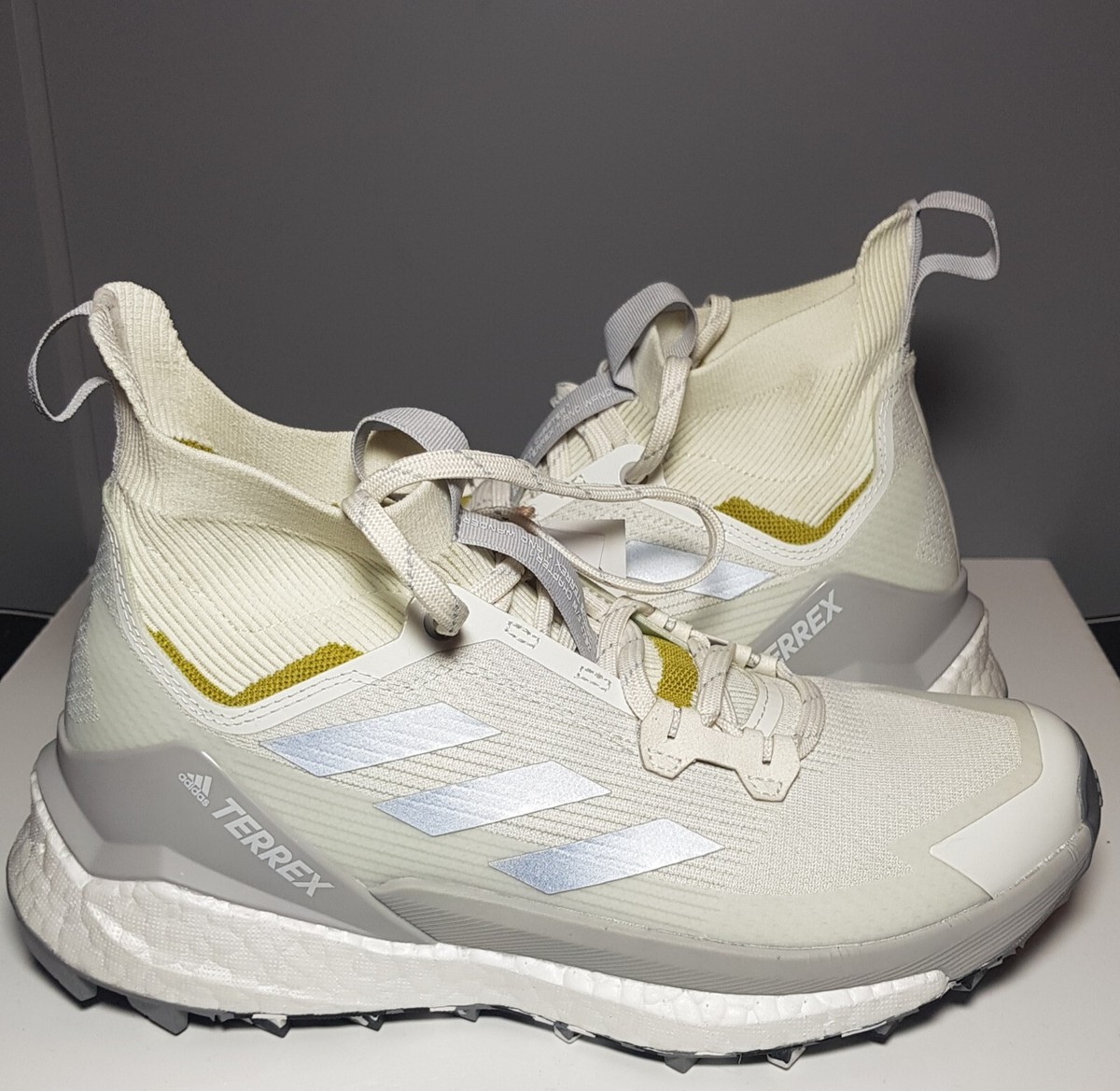 adidas X wander Terrex Free Hiker 'Off White Linen Green UK Size