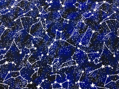 Timeless Treasures - CG2750 - Midnight Sky - 100% Baumwolle