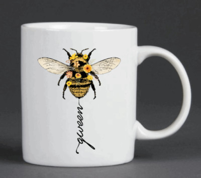 Bienenkönigin Blumen Becher/Tasse mikrowellengeeignet