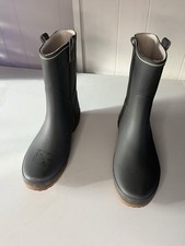 Tretorn Black Rubber Rain Boots - Gum Sole - Waterproof Wellies -Women’s No Size