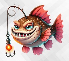 Piranha Fish Wall vinyl sticker decal lr634