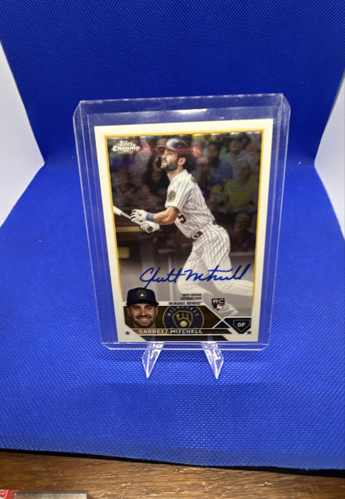 2023 Topps Chrome Update Series - Autographs Garrett Mitchell #RA-GM (AU, RC)