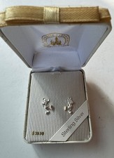 Disney Parks Sterling Silver Classic Mickey Mouse Figure Pierced Stud Earrings