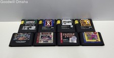 Lot of 8 Boot Tested Assorted Sega Genesis Video Games incl. Lotus II