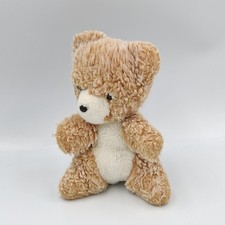 Peluche ours beige blanc BOULGOM - 36028