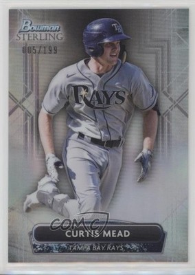 2022 Bowman Sterling Prospects Refractor 5/199 Curtis Mead #BSP-75 1j7t