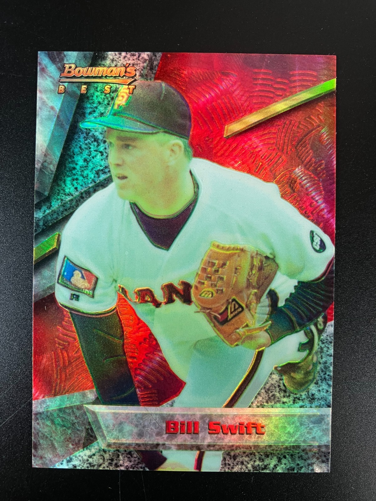 1994 Bowman's Best Red Refractor Bill Swift #49